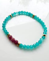 Ruby · Amazonite Crystal Bracelet - Lust for Life