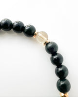 Emerald · Malachite · Burma Jade · Citrine Crystal Bracelet - Money Magnet