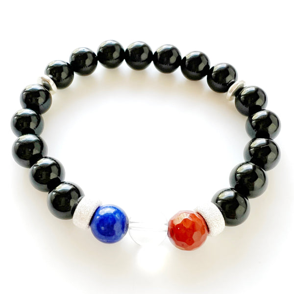 Jasper + Quartz + Lapis + Tourmaline Crystal Bracelet - Liberty 2024