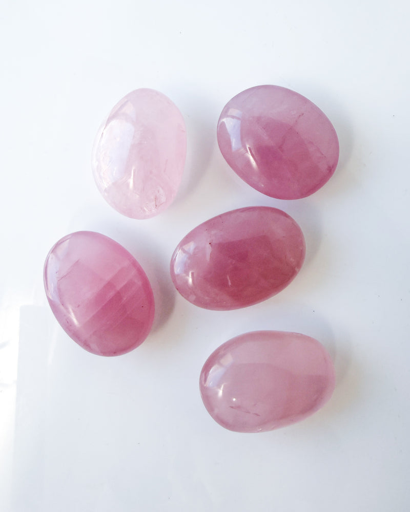 Rose Quartz Palmstone M