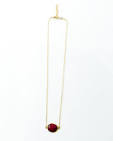 Pink Sapphire Necklace