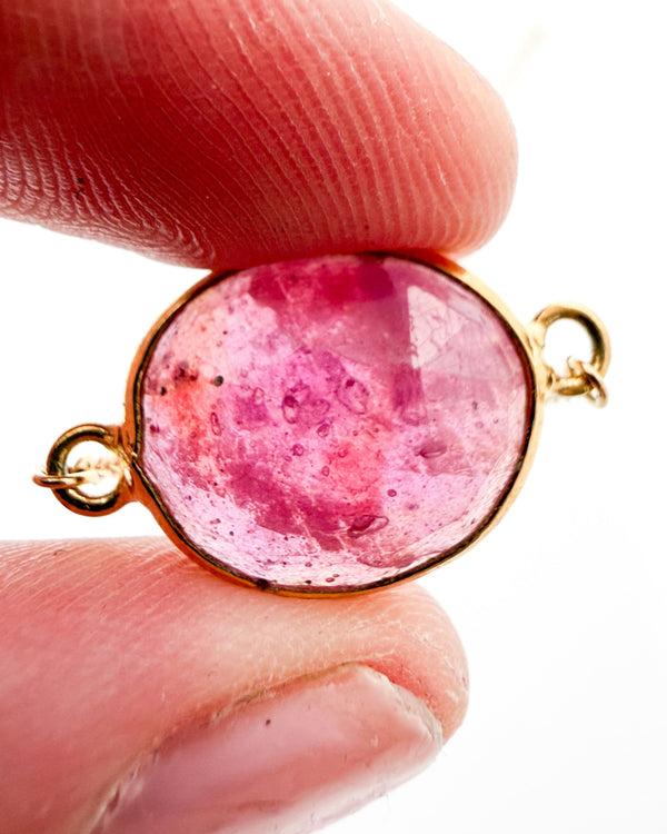 Pink Sapphire Necklace