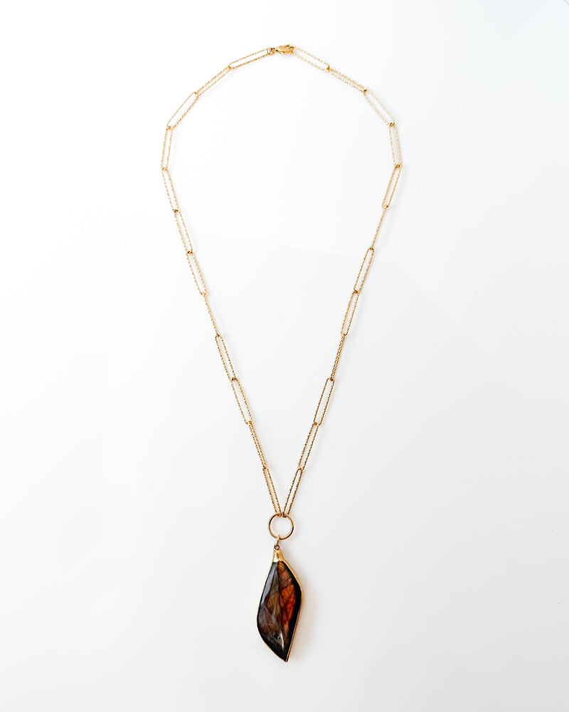Sunset Labradorite Necklace