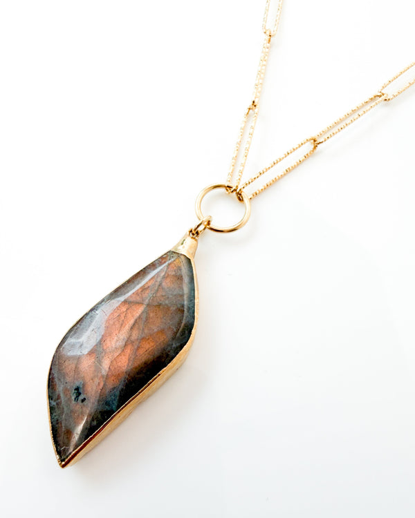 Sunset Labradorite Necklace