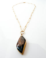 Sunset Labradorite Necklace
