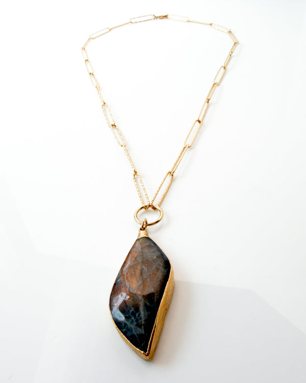 Sunset Labradorite Necklace