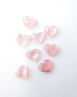 Gem Grade Rose Quartz Heart XS
