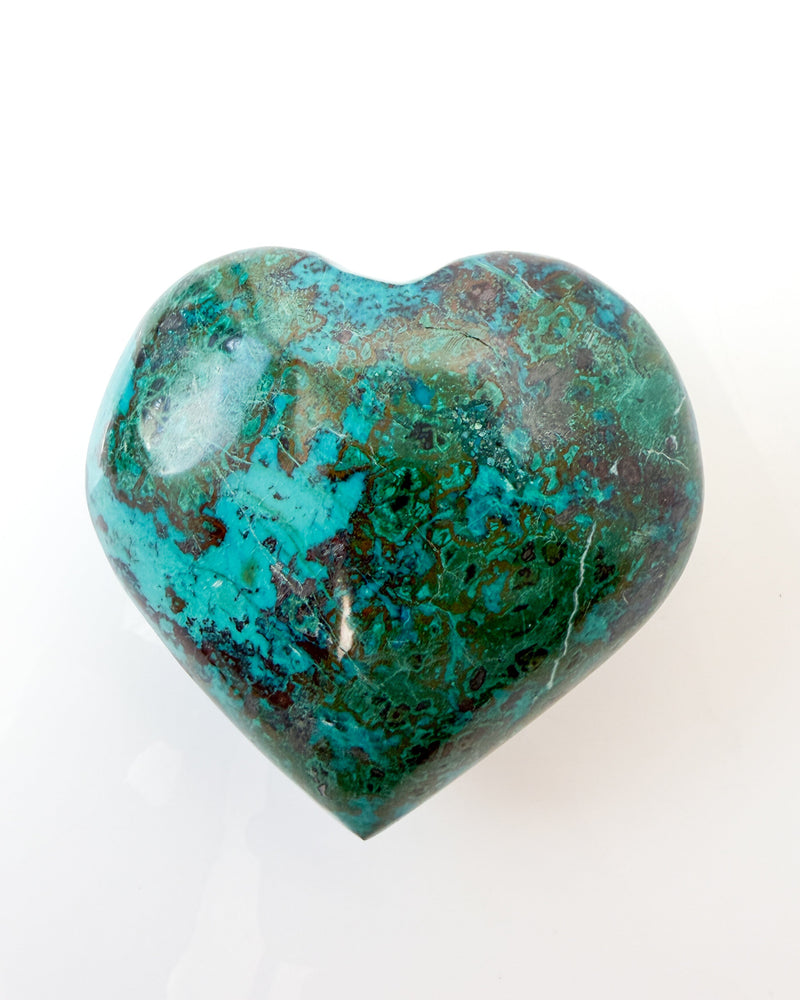 Chrysocolla Heart