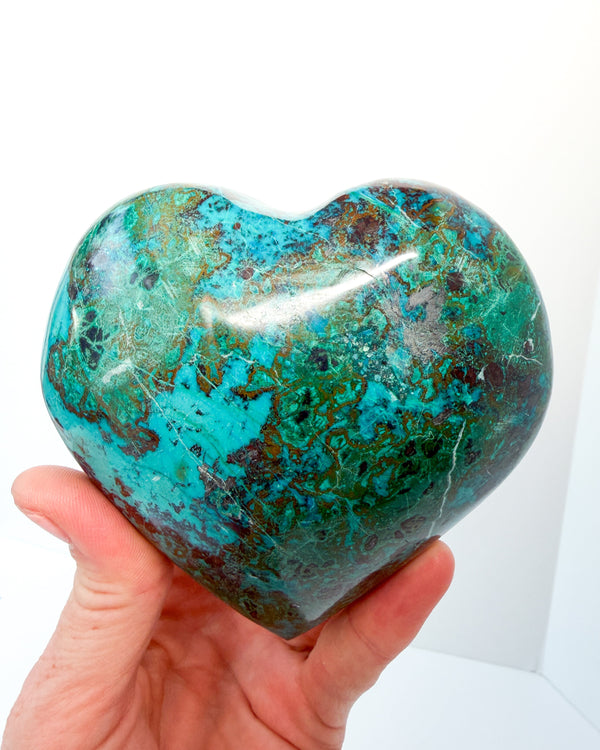 Chrysocolla Heart