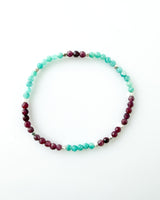 Amazonite · Rubellite Tourmaline Bracelet - Truth Within