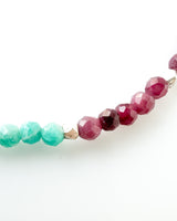 Amazonite · Rubellite Tourmaline Bracelet - Truth Within