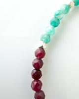 Amazonite · Rubellite Tourmaline Bracelet - Truth Within