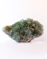 RARE Green Fluorite + Gem Grade Gold Barite