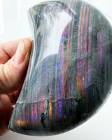 Purple Labradorite Moon