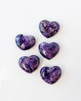 Charoite Heart