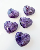 Charoite Heart