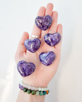 Charoite Heart