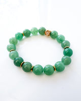 Green Aventurine Crystal Bracelet - Pure Luck