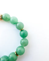 Green Aventurine Crystal Bracelet - Pure Luck