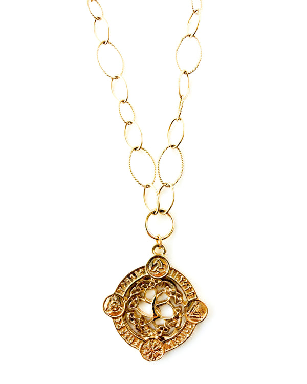 Tree of Life + Runes Necklace