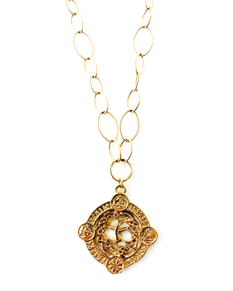 Tree of Life + Runes Necklace