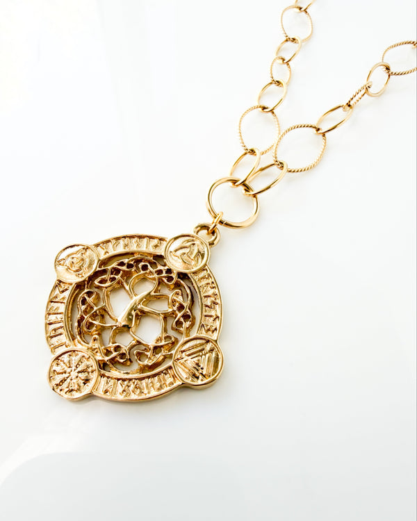 Tree of Life + Runes Necklace