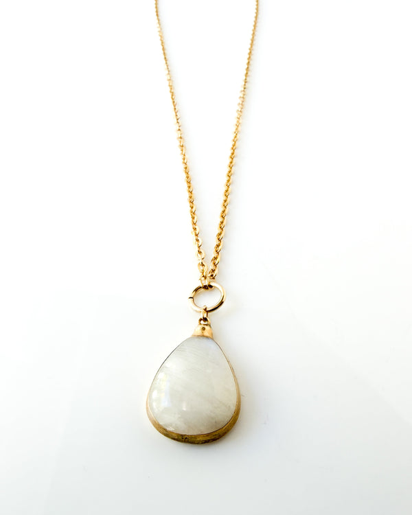 Rainbow Moonstone Necklace