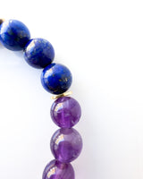 Blue Kyanite · Lapis Lazuli · Amethyst Crystal Bracelet - Inner Oracle