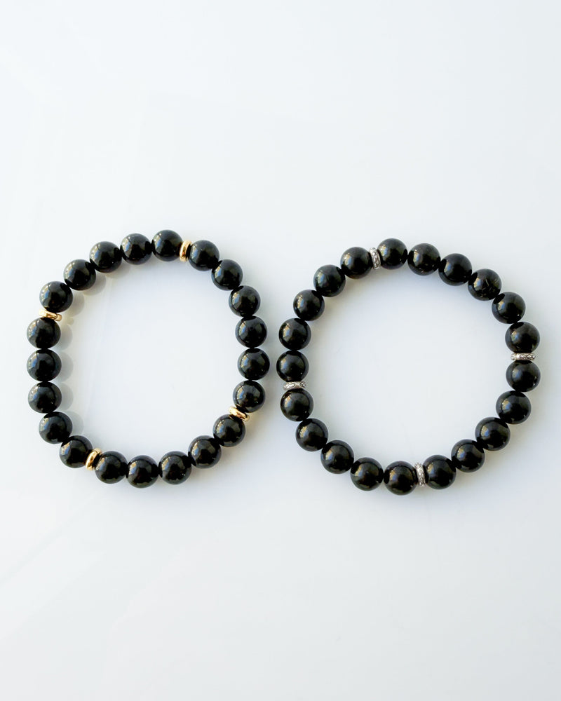 Russian Shungite Crystal Bracelet - EMF Protection
