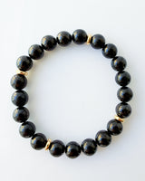Russian Shungite Crystal Bracelet - EMF Protection