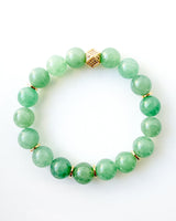 Green Aventurine Crystal Bracelet - Pure Luck