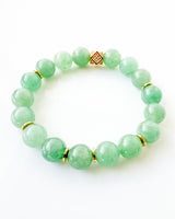 Green Aventurine Crystal Bracelet - Pure Luck