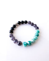 Amazonite · Iolite · Blue Tiger's Eye Bracelet - Intentional Voice 