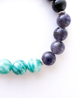Amazonite · Iolite · Blue Tiger's Eye Bracelet - Intentional Voice 