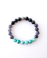 Amazonite · Iolite · Blue Tiger's Eye Bracelet - Intentional Voice 