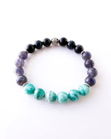 Amazonite · Iolite · Blue Tiger's Eye Bracelet - Intentional Voice 