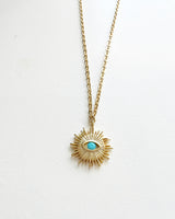 Evil Eye Sun Necklace