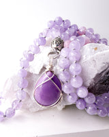 Phosphosiderite Pendant Mala
