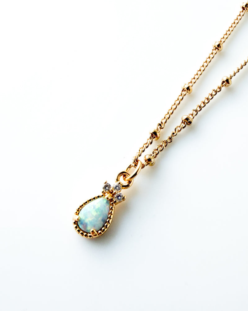 White Opal Necklace