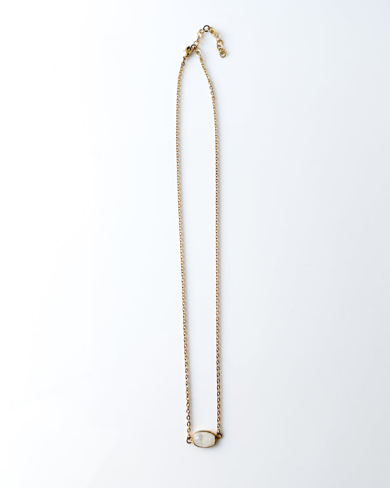 Rainbow Moonstone Necklace