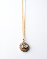 Evil Eye Pare + Shell Necklace