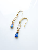Gilson Opal + Swarovski Dangle Earrings