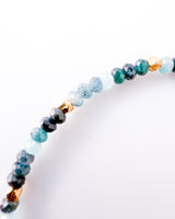 Blue Tourmaline Crystal Bracelet - Quiet Knowing