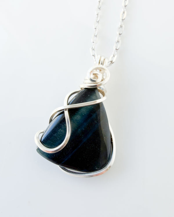 Blue Tiger Eye Wrap