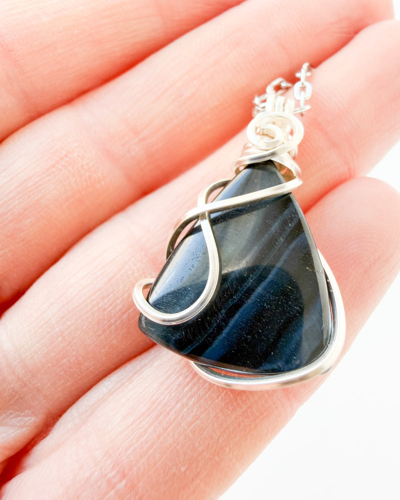 Blue Tiger Eye Wrap