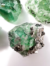 Emerald Fluorite + Pyrite + Galena