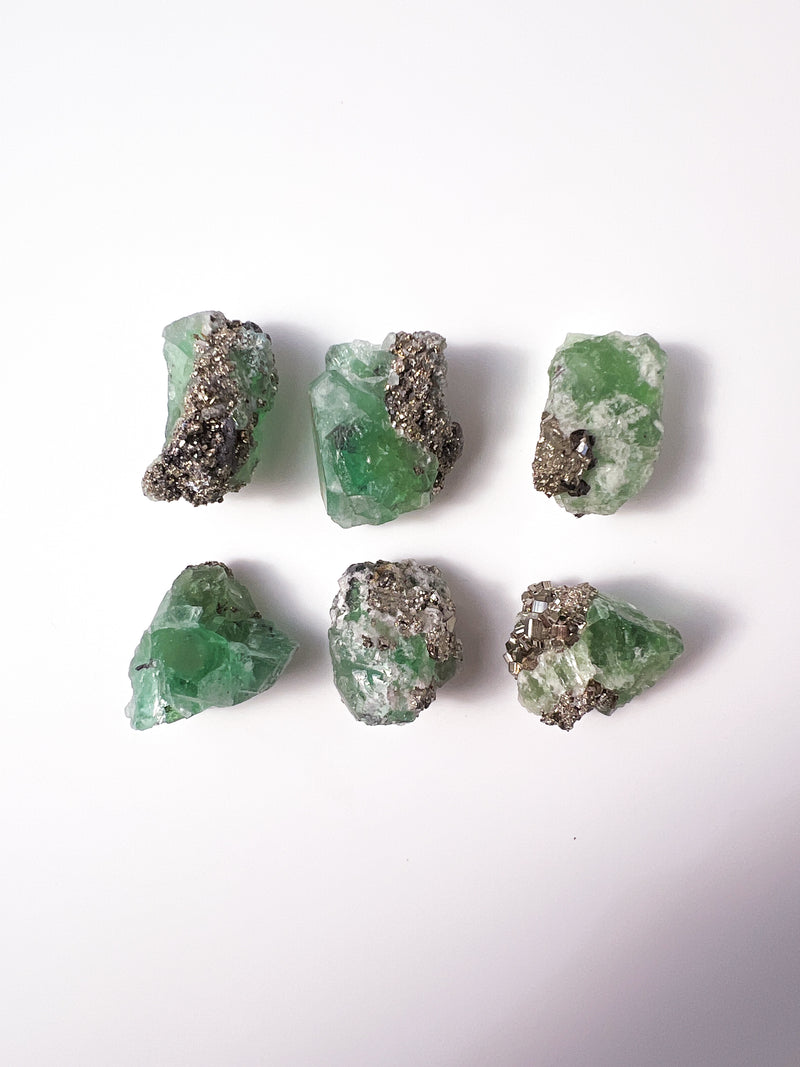 Emerald Fluorite + Pyrite + Galena