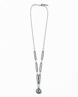 Labradorite + Italian Chain