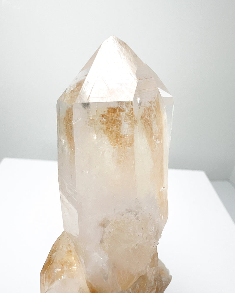 Colombian Lemurian Relationship Quartz with Record Keeper