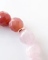 Shattuckite · Fluorite · Kunzite · Swazi Agate Crystal Bracelet - Level Up